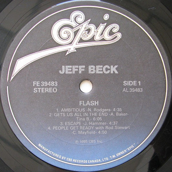 Jeff Beck : Flash (LP, Album)