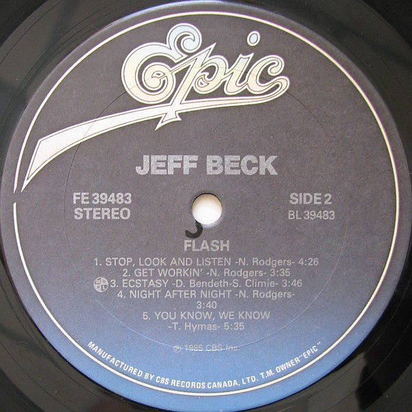 Jeff Beck : Flash (LP, Album)
