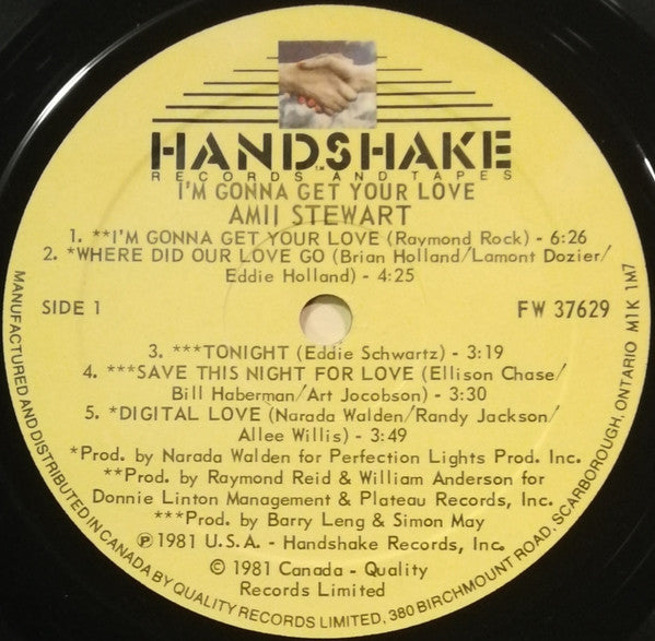 Amii Stewart : I'm Gonna Get Your Love (LP, Album)