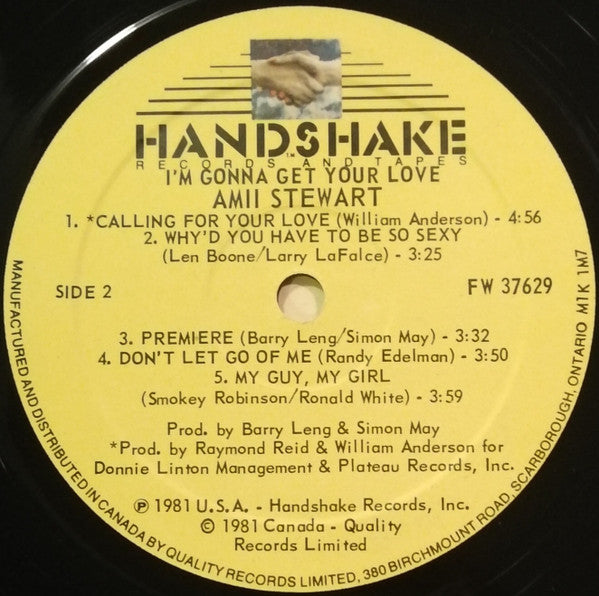 Amii Stewart : I'm Gonna Get Your Love (LP, Album)