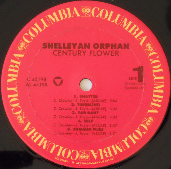 Shelleyan Orphan : Century Flower (LP, Album)