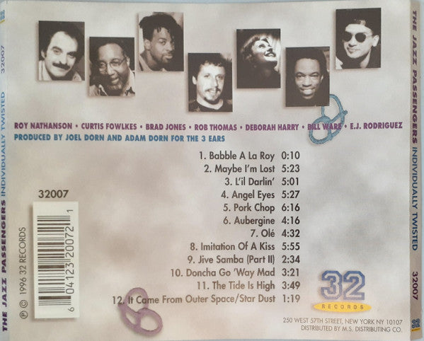 The Jazz Passengers Featuring Deborah Harry : Individually Twisted (CD, Album)