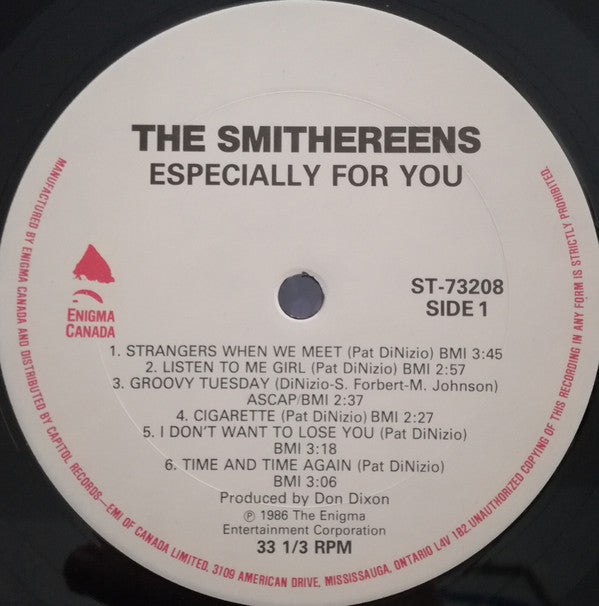 The Smithereens : Especially For You (LP, Album)