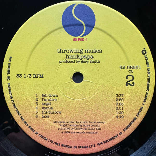 Throwing Muses : Hunkpapa (LP, Album)