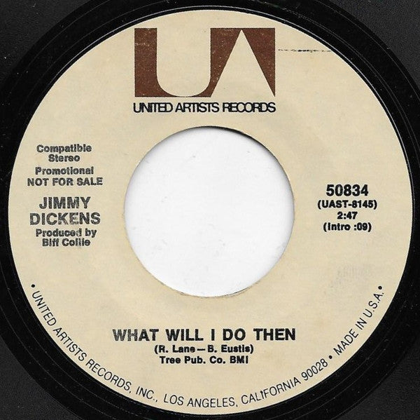 Jimmy Dickens* : You Only Want Me For My Body / What Will I Do Then (7", Single, Promo)