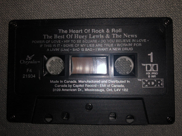 Huey Lewis & The News : The Heart Of Rock & Roll: The Best Of Huey Lewis And The News (Cass, Comp)