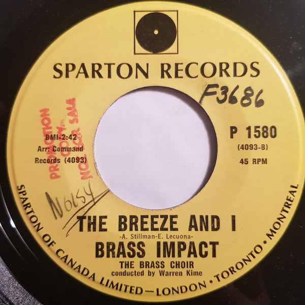 The Brass Choir : Mas Que Nada / The Breeze And I (7", Promo)