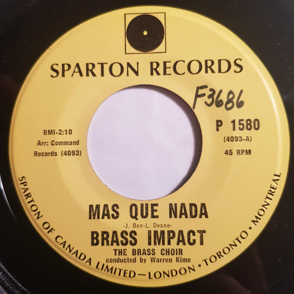 The Brass Choir : Mas Que Nada / The Breeze And I (7", Promo)