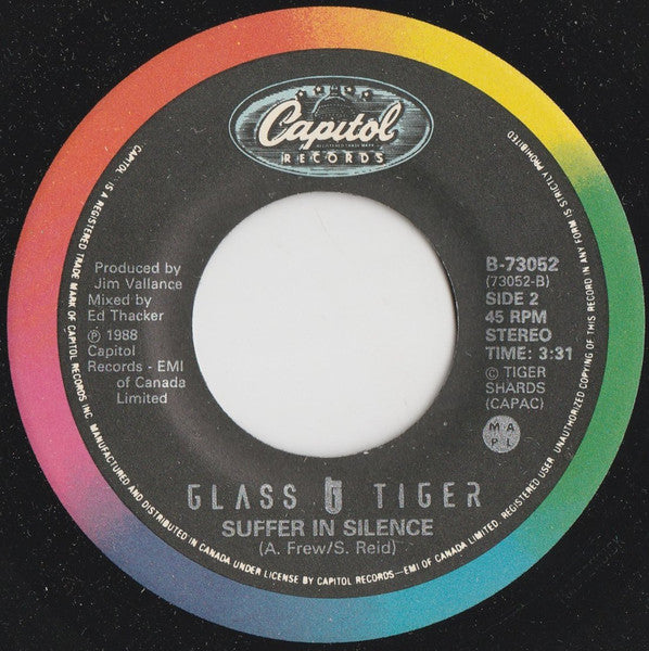 Glass Tiger : I'm Still Searching (7", Single)