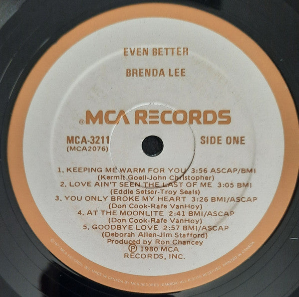 Brenda Lee : Even Better (LP, Album)