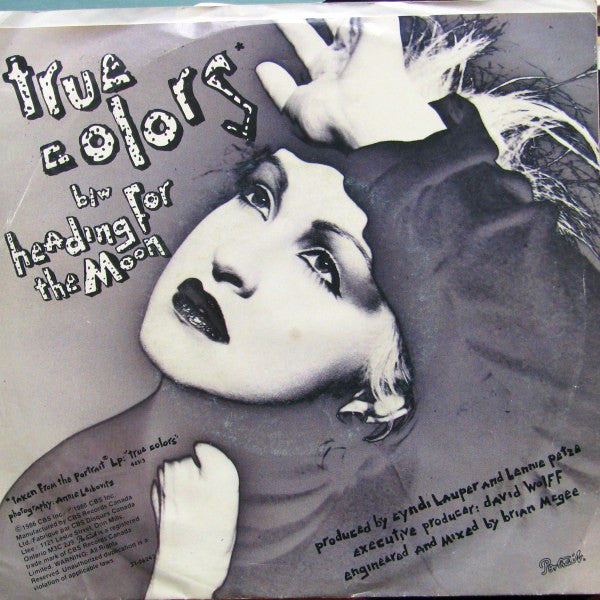 Cyndi Lauper : True Colors (7", Single)