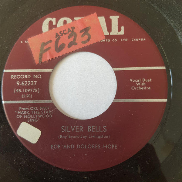 Reg Owen, Bob Hope And Dolores Hope : The Stranger / Silver Bells (7", Single)