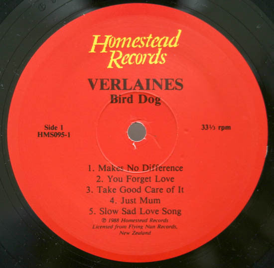 The Verlaines : Bird-Dog (LP, Album)