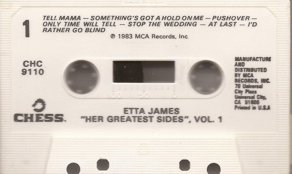 Etta James : Her Greatest Sides, Vol. 1 (Cass, Comp)