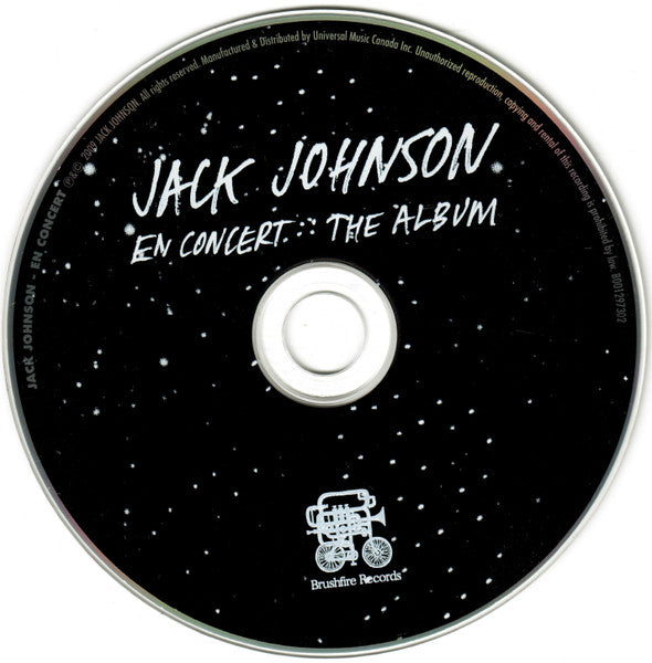 Jack Johnson : En Concert (CD, Album)