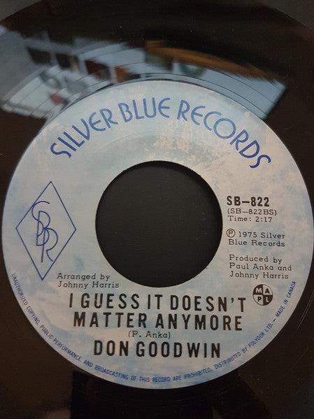 Don Goodwin : Baby, Baby Do I (7", Single)