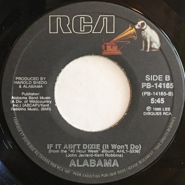 Alabama : Can't Keep A Good Man Down (7", Single)