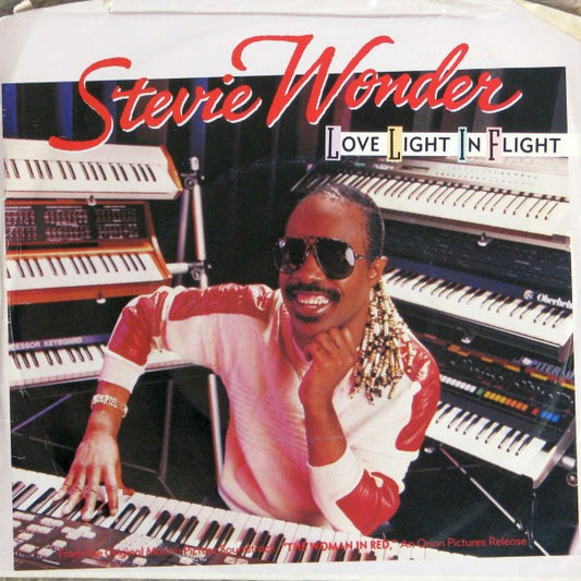 Stevie Wonder : Love Light In Flight (7", Single)