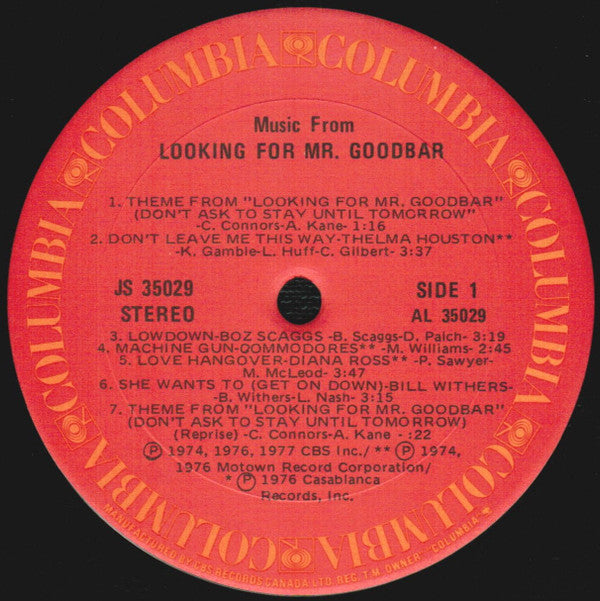 Various : Looking For Mr. Goodbar (LP, Album)