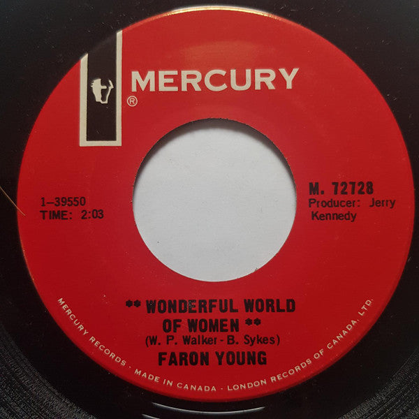 Faron Young : Wonderful World Of Women (7", Single)