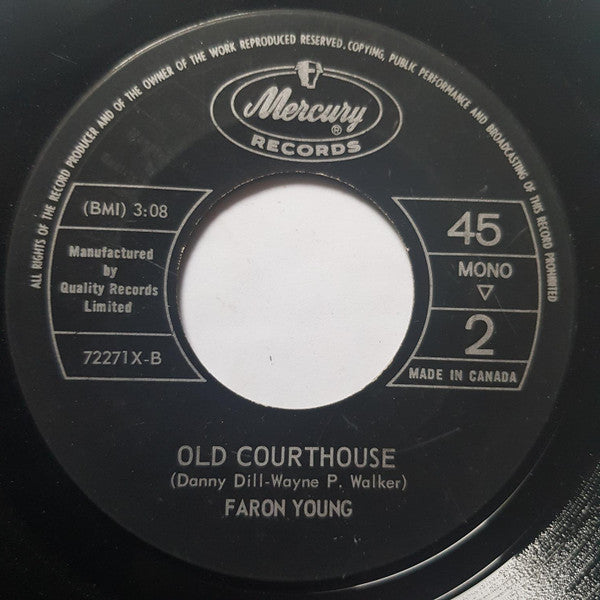 Faron Young : Rhinestones (7", Single)
