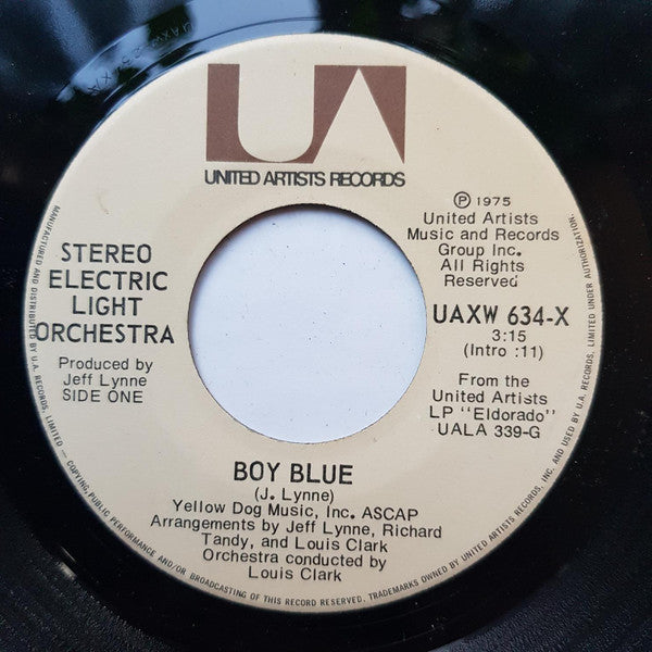 Electric Light Orchestra : Boy Blue (7", Single)