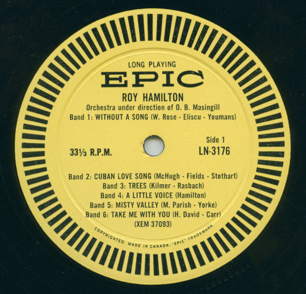 Roy Hamilton (5) : Roy Hamilton (LP)