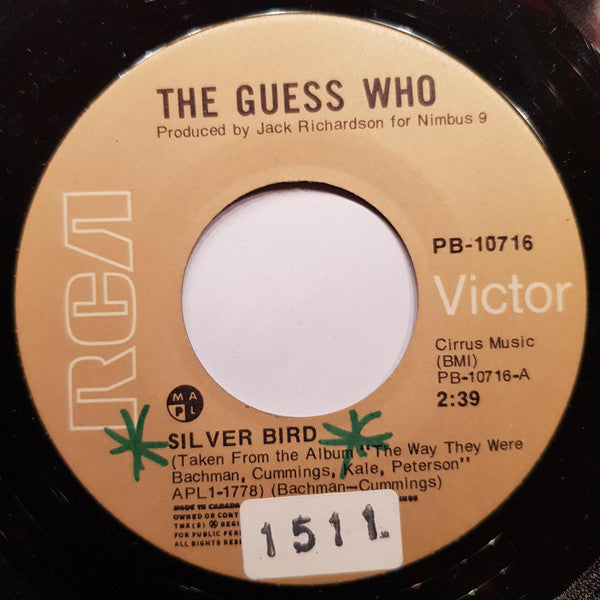 The Guess Who : Silver Bird (7", RE)