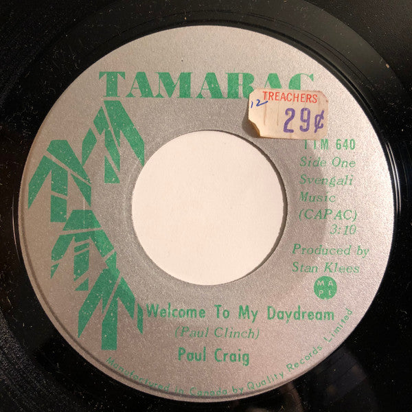 Paul Craig (5) : Welcome To My Daydream (7")