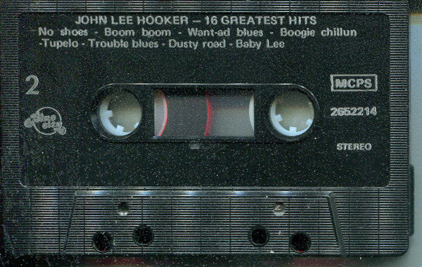 John Lee Hooker : 16 Greatest Hits (Cass, Album, Comp)