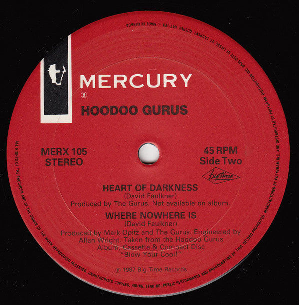 Hoodoo Gurus : Good Times (12", Single)