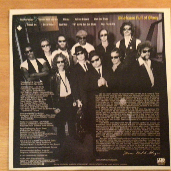 The Blues Brothers : Briefcase Full Of Blues (LP, Album)