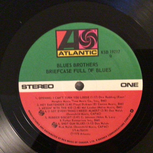 The Blues Brothers : Briefcase Full Of Blues (LP, Album)