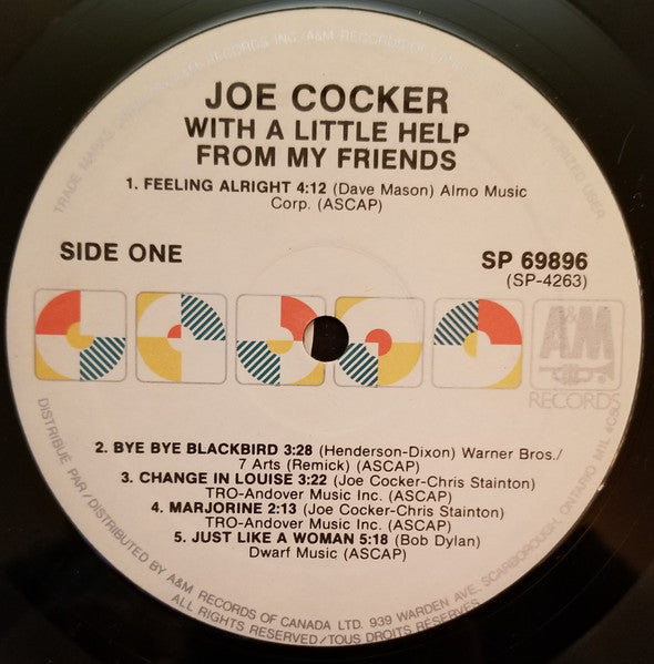 Joe Cocker : With A Little Help From My Friends (LP, Album, RE)