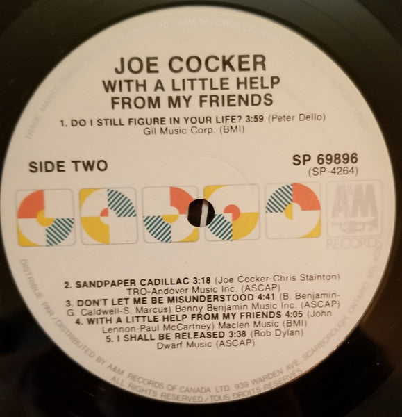 Joe Cocker : With A Little Help From My Friends (LP, Album, RE)