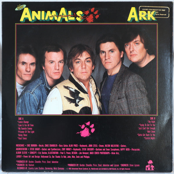 The Animals : Ark (LP, Album, "C")