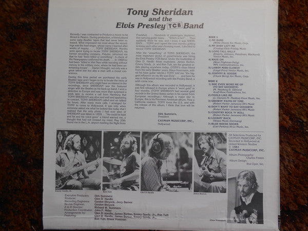 Tony Sheridan And The Elvis Presley TCB Band* : Tony Sheridan And The Elvis Presley TCB Band (LP, Album)