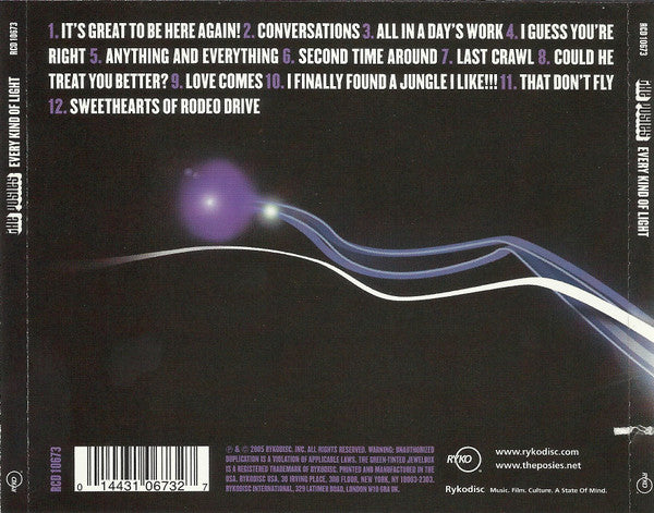 The Posies : Every Kind Of Light (CD, Album)