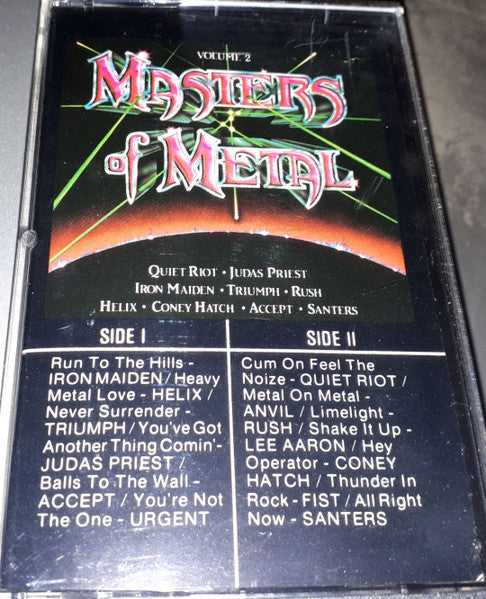 Various : Masters Of Metal Volume 2 (Cass, Comp)