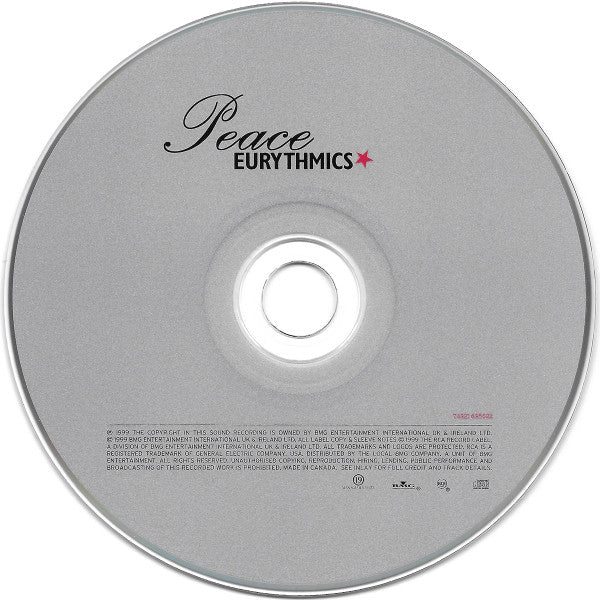 Eurythmics : Peace (CD, Album)