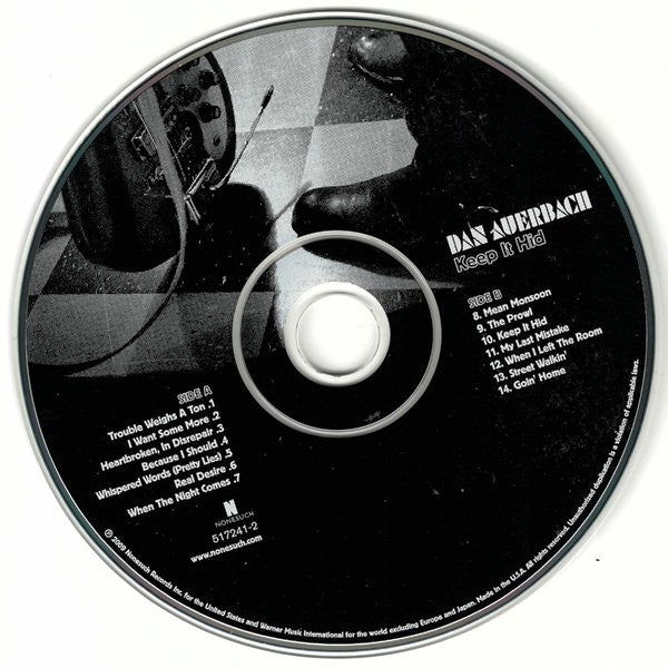 Dan Auerbach : Keep It Hid (CD, Album)
