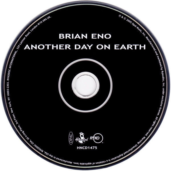 Brian Eno : Another Day On Earth (CD, Album, Dig)