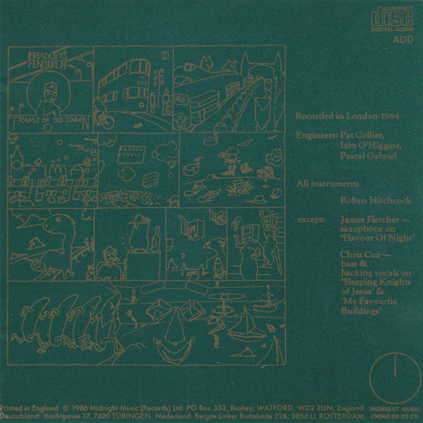 Robyn Hitchcock : I Often Dream Of Trains (CD, Album)