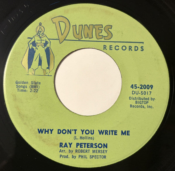 Ray Peterson : I Could Have Loved You So Well / Why Don't You Write Me (7", Single, MGM)