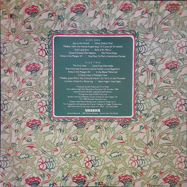 John Fahey : Christmas Guitar - Volume One (LP, Album, Blu)