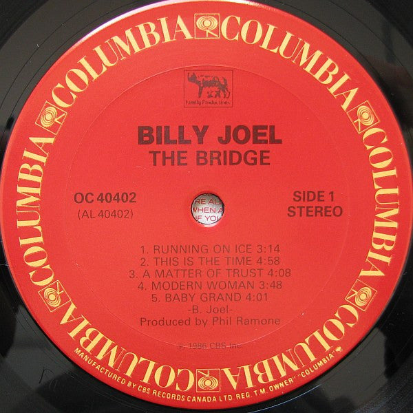 Billy Joel : The Bridge (LP, Album)