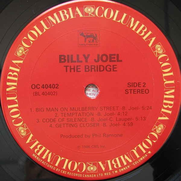 Billy Joel : The Bridge (LP, Album)