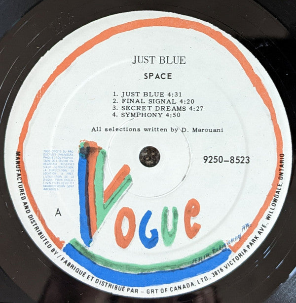 Space : Just Blue (LP, Album)