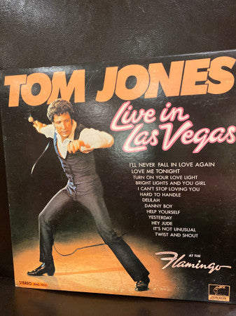Tom Jones : Live In Las Vegas (LP, Album)