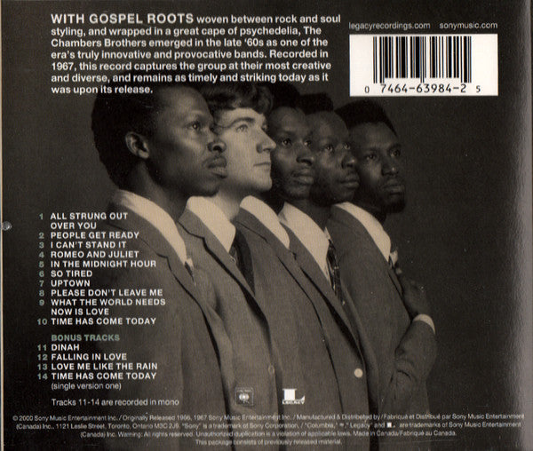 The Chambers Brothers : The Time Has Come (CD, Album, RE)